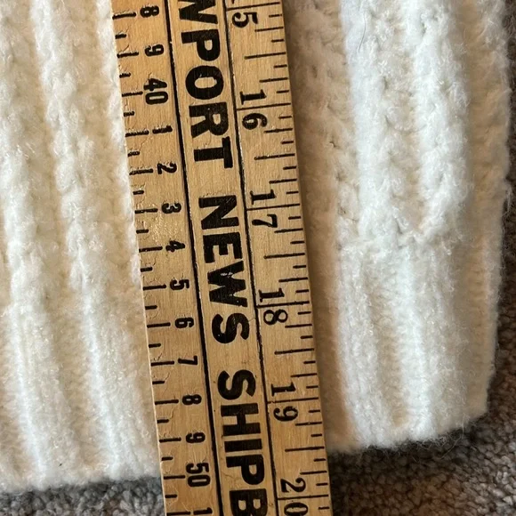 Jason Wu Cozy Ivory Chunky Shaker Turtleneck Sweater Size Small - Picture 8 of 10